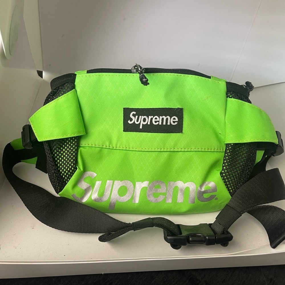 Neon Green supreme Fanny pack